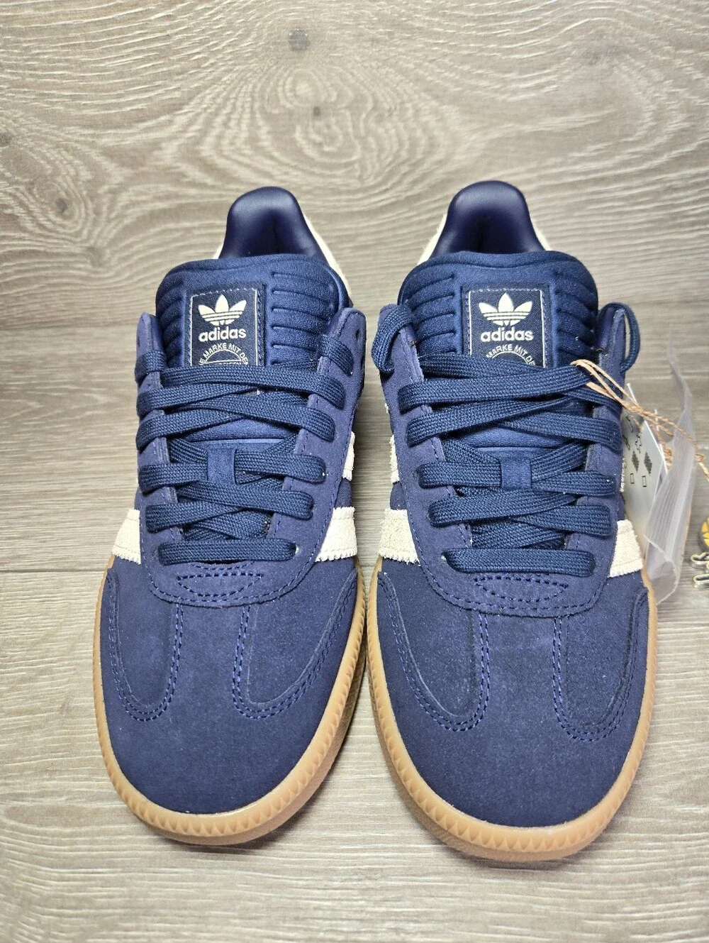 Adidas Samba XLG Indigo / Gum / Vanilla Sneakers Mens 7.5 / Womens 8.5 New
